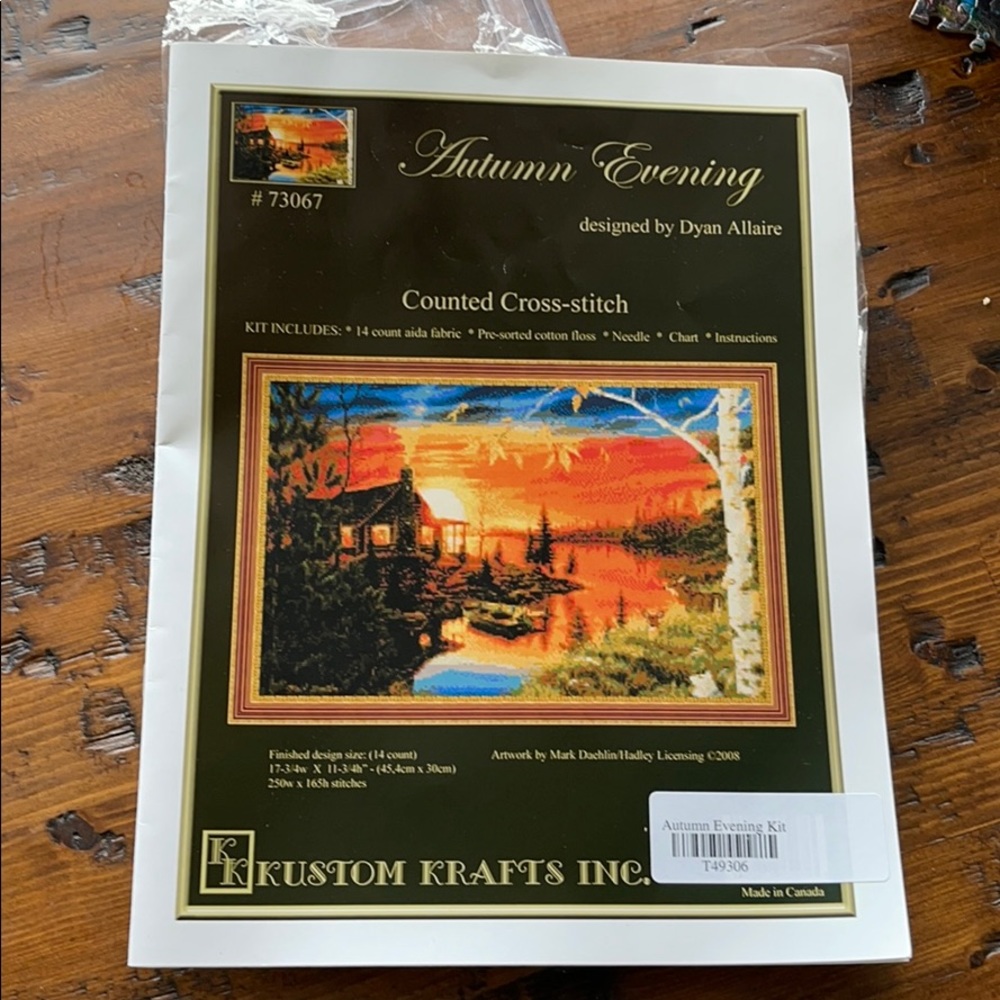 Autum Evening Cross Stitch Kit Kustom Krafts